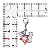 Delibird - National Pokédex Metal Charm Keychain #225 - Authentic Japanese Pokémon Center Keychain 