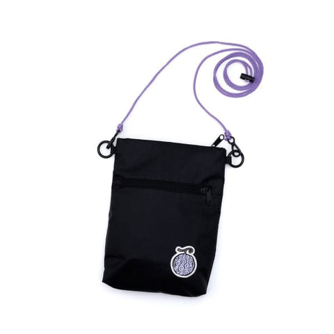 Devil Fruit GUM-GUM SACOCHE Black/Purple - ONE PIECE - Authentic Japanese TOEI ANIMATION Pouch Bag 