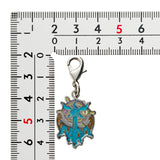Dhelmise - National Pokédex Metal Charm Keychain #781 - Authentic Japanese Pokémon Center Keychain 
