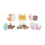 Die Cut Sticker (Set of 6) Nitamono Doushi (Look Alike) Pokémon! - Authentic Japanese Pokémon Center Sticker 