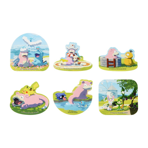Die-cut Stickers (Set of 6) Pokémon Center Kagawa - Authentic Japanese Pokémon Center Sticker 