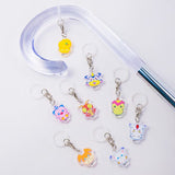 Digimon Korofuwa "Mejirushi" Charm Keychain - Digimon Adventure (8Pcs/Random) - Authentic Japanese TOEI ANIMATION Keychain 