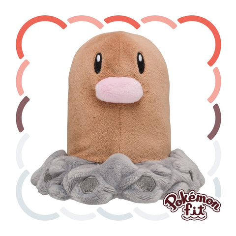 Diglett Plush Pokémon fit - Authentic Japanese Pokémon Center Plush 