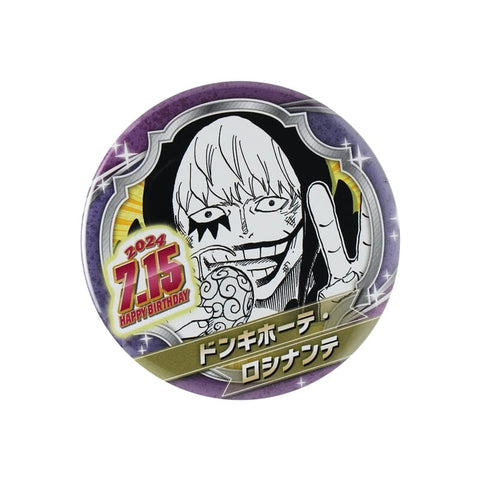 Donquixote Rosinante (Corazon) Birthday Can Badge - ONE PIECE - Authentic Japanese Shueisha/Viz Media Pin 