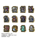 Dot Pins Set - Gozilla VS Digimon - Authentic Japanese Bandai Namco Pin 