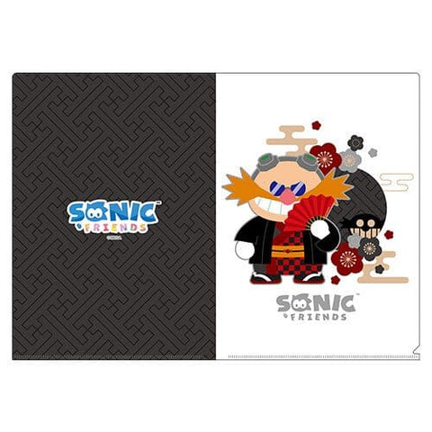 Dr. Eggman Winter Clothes A4 Clear File Kimono Series - SONIC & FRIENDS - Authentic Japanese SEGA File Folder 