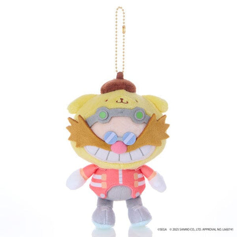 Dr. Eggman × Pompompurin Mascot Plush - SONIC＆FRIENDS Sanrio characters - Authentic Japanese SEGA Mascot Plush Keychain 