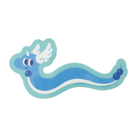 Dragonair Long Sticker POKÉMON NYORO NYORO FRIENDS - Authentic Japanese Pokémon Center Sticker 