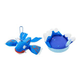 Drizzle Kyogre Mascot Plush With Field OTENKI TEAM - Authentic Japanese Pokémon Center Mascot Plush Keychain 