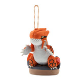 Drought Groudon Mascot Plush With Field OTENKI TEAM - Authentic Japanese Pokémon Center Mascot Plush Keychain 