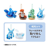 Drought Groudon Mascot Plush With Field OTENKI TEAM - Authentic Japanese Pokémon Center Mascot Plush Keychain 