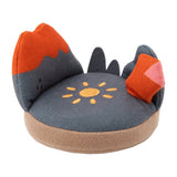 Drought Groudon Mascot Plush With Field OTENKI TEAM - Authentic Japanese Pokémon Center Mascot Plush Keychain 