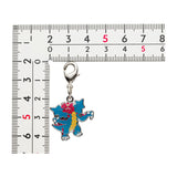 Druddigon - National Pokédex Metal Charm Keychain #621 - Authentic Japanese Pokémon Center Keychain 