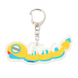 Dudunsparce (Three-Segment Form) Acrylic Keychain POKÉMON NYORO NYORO FRIENDS - Authentic Japanese Pokémon Center Keychain 