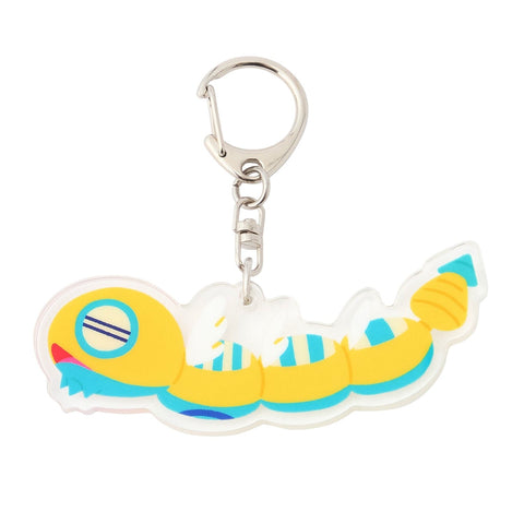 Dudunsparce (Three-Segment Form) Acrylic Keychain POKÉMON NYORO NYORO FRIENDS - Authentic Japanese Pokémon Center Keychain 
