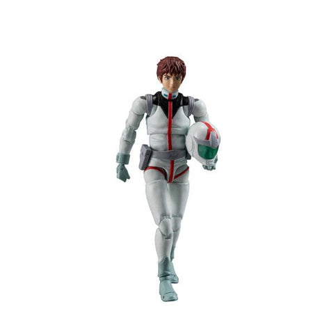 Earth Federation Force Amuro Ray Normal Suit Ver. Posable Figure G.M.G. COLLECTION 09 - Mobile Suit Gundam - Authentic Japanese MegaHouse Figure 