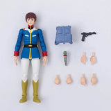 Earth Federation Forces Amuro Ray (Uniform Ver.) Posable Figure G.M.G. COLLECTION 16 - Mobile Suit Gundam - Authentic Japanese MegaHouse Figure 