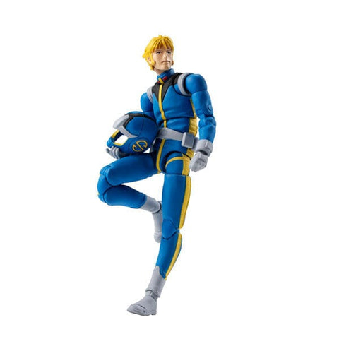 Earth Federation Forces Sleggar Law Normal Suit Ver. Posable Figure G.M.G. COLLECTION 11 - Mobile Suit Gundam - Authentic Japanese MegaHouse Figure 