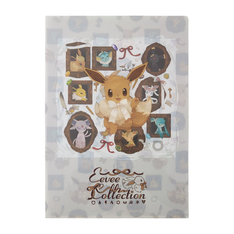 Eevee A4 Clear File Folder Eevee Collection - Authentic Japanese Pokémon Center File Folder 
