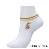Eevee Short Socks with Line Detail EV (23–25cm) - Authentic Japanese Pokémon Center Socks (cotton) 