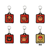 Embroidery Game Dot - Pokémon Gold and Silver 25th Anniversary (10Pcs/BOX) - Authentic Japanese Pokémon Center Keychain 