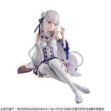 Emilia Palm-size Figure Melty Princess - Re:ZERO -Starting Life in Another World - Authentic Japanese MegaHouse Figure 