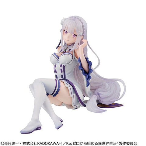 Emilia Palm-size Figure Melty Princess - Re:ZERO -Starting Life in Another World - Authentic Japanese MegaHouse Figure 