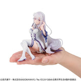 Emilia Palm-size Figure Melty Princess - Re:ZERO -Starting Life in Another World - Authentic Japanese MegaHouse Figure 