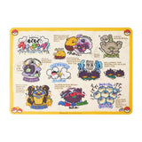 Encyclopedia PP Place Mat Munching Watching! - Authentic Japanese Pokémon Center Small toy 