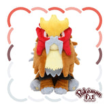 Entei Plush Pokémon fit - Authentic Japanese Pokémon Center Plush 