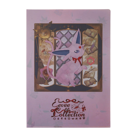 Espeon A4 Clear File Folder Eevee Collection - Authentic Japanese Pokémon Center File Folder 