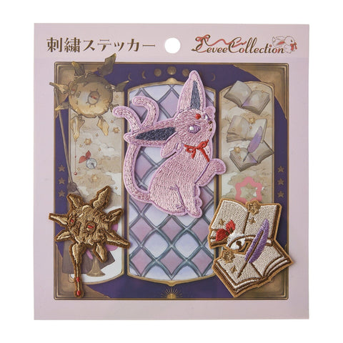 Espeon Embroidery Sticker Eevee Collection - Authentic Japanese Pokémon Center Sticker 