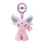 Espeon Mascot Plush With Carabiner - Authentic Japanese Pokémon Center Mascot Plush Keychain 