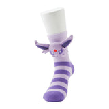 Espeon Middle Socks (25-29cm) With Mascot - Authentic Japanese Pokémon Center Socks (cotton) 