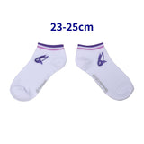 Espeon Short Socks with Line Detail EF (23–25cm) - Authentic Japanese Pokémon Center Socks (cotton) 