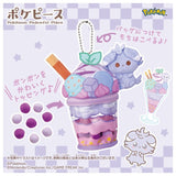 Espurr Blueberry Parfait Box With Plush Charm Poképeace (Pokémon Peaceful Place) - Authentic Japanese Takara Tomy Small plastic toy 