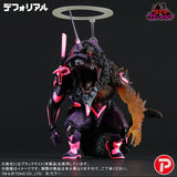 Evangelion Unit-01 DefoReal Figure Burning "G" Awakening Form Limited Edition - Godzilla x Evangelion - Authentic Japanese Bandai Namco Figure 