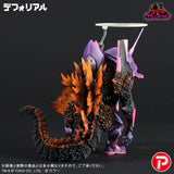 Evangelion Unit-01 DefoReal Figure Burning "G" Awakening Form Limited Edition - Godzilla x Evangelion - Authentic Japanese Bandai Namco Figure 