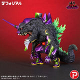 Evangelion Unit-01 DefoReal Figure Burning "G" Awakening Form Metallic Ver. - Godzilla x Evangelion - Authentic Japanese Bandai Namco Figure 