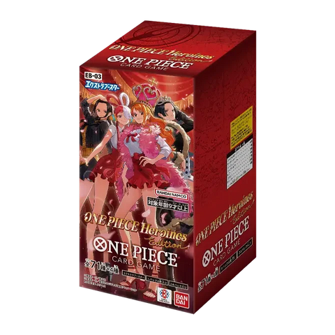 Extra Booster BOX ONE PIECE Heroines Edition (EB-03) - ONE PIECE Card Game - Authentic Japanese Bandai Namco TCG Booster box 
