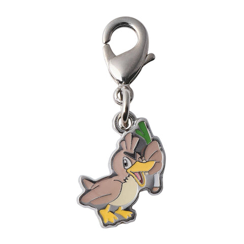 Farfetch'd - National Pokédex Metal Charm Keychain #083 - Authentic Japanese Pokémon Center Keychain 