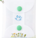 Fast Asleep Clear Case with Carabiner "Give Me Electricity!" - Authentic Japanese Pokémon Center Keychain 
