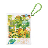 Fast Asleep Clear Case with Carabiner "Give Me Electricity!" - Authentic Japanese Pokémon Center Keychain 