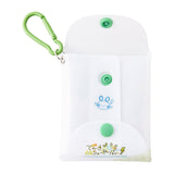 Fast Asleep Clear Case with Carabiner "Give Me Electricity!" - Authentic Japanese Pokémon Center Keychain 