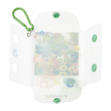 Fast Asleep Clear Case with Carabiner "Give Me Electricity!" - Authentic Japanese Pokémon Center Keychain 