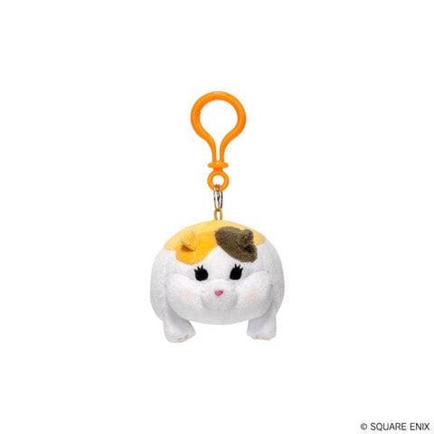 Fat Cat Small Mascot Plush Keychain (Colored Hook Ver.) Final Fantasy XIV - Authentic Japanese Square Enix Mascot Plush Keychain 