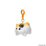 Fat Cat Small Mascot Plush Keychain (Colored Hook Ver.) Final Fantasy XIV - Authentic Japanese Square Enix Mascot Plush Keychain 