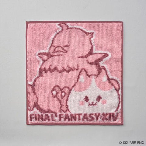 Fat Chocobo & Fat Cat Hand Towel - Final Fantasy XIV - Authentic Japanese Square Enix Towel (cotton) 