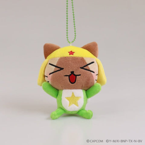 Felyne Keroro Munyugurumi Mascot Plush Keychain - Monster Hunter x Sergeant Keroro - Authentic Japanese KThingS Mascot Plush Keychain 