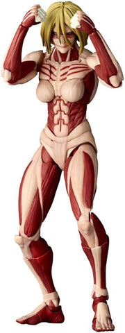 Female Titan Figure Revoltech Amazing Yamaguchi - Attack on Titan - Authentic Japanese KAIYODO Figure 